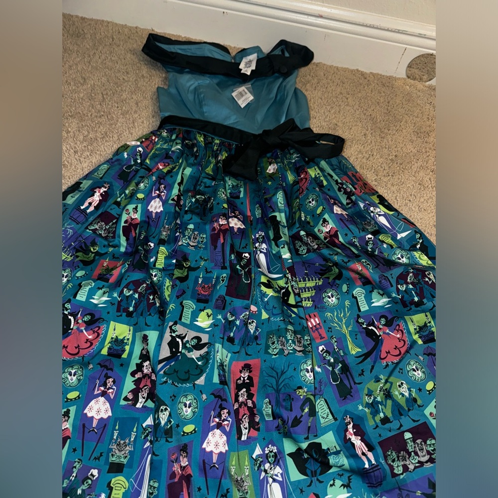 Disney Dress Shop Dress NWT Haunted mansion HTF rare Blue